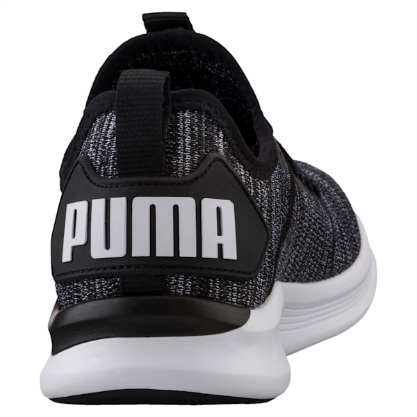 Ignite Flash evoKNIT Women's Running Shoes, Puma Black-Asphalt-White, extralarge-IND