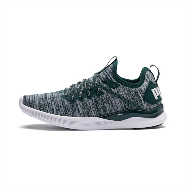 Ignite Flash evoKNIT Women's Running Shoes, Ponderosa Pine-Puma White, extralarge-IND