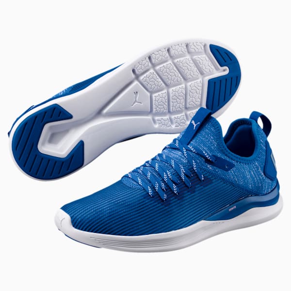 Puma ignite evoknit 3 blue kids best sale