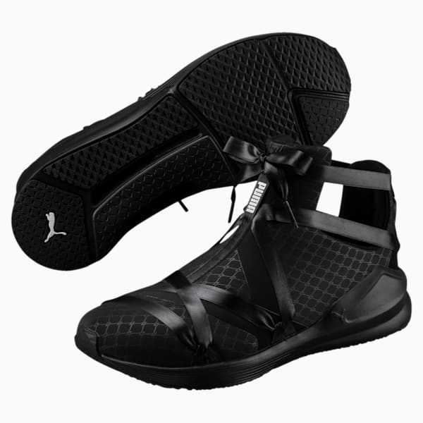 Fierce Rope Satin En Pointe Women's Shoes, Puma Black, extralarge-IND