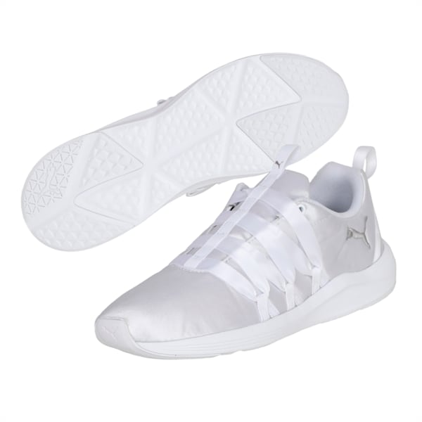 Prowl Alt Satin Women's Training Shoes, Puma White, extralarge-IND