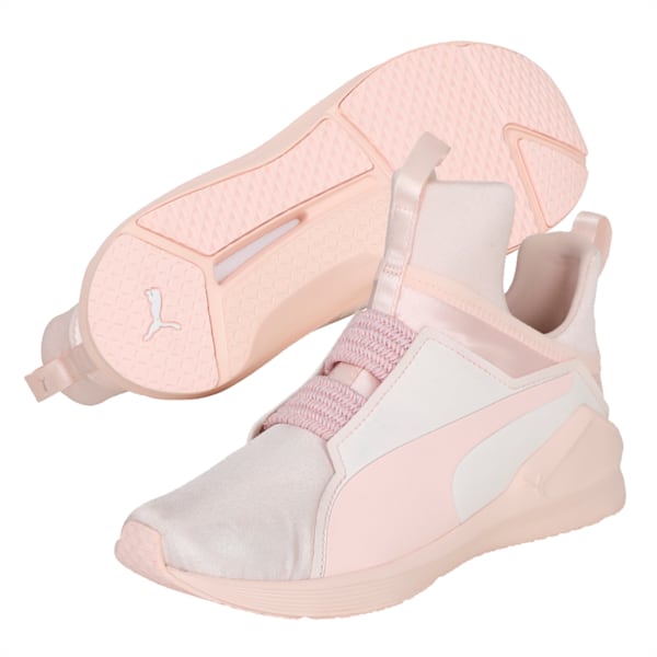 Fierce Satin En Pointe Women's Training Shoes, Pearl, extralarge-IND