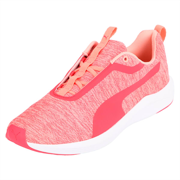 Prowl Shimmer Women's Training Shoes, Soft Fluo Peach-Puma White, extralarge-IND