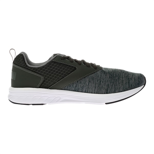 NRGY Comet Running Shoes, Forest Night-Castor Gray