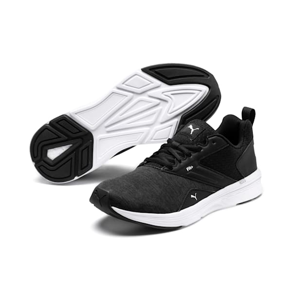 NRGY Comet Unisex Running Shoes, Puma Black-Puma White, extralarge-IDN