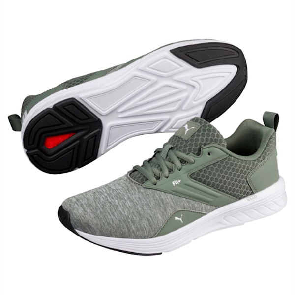 NRGY Comet Running Shoes, Laurel Wreath-Puma White, extralarge-IND