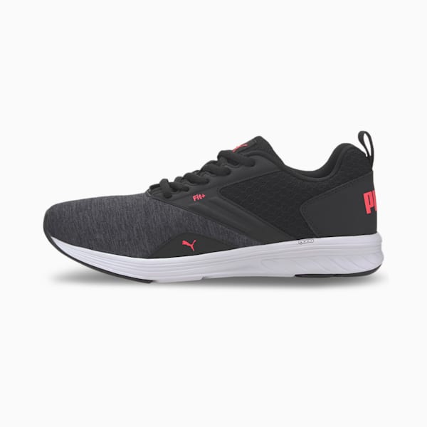 NRGY Comet Running Shoes, Puma Black-Ignite Pink, extralarge-IND