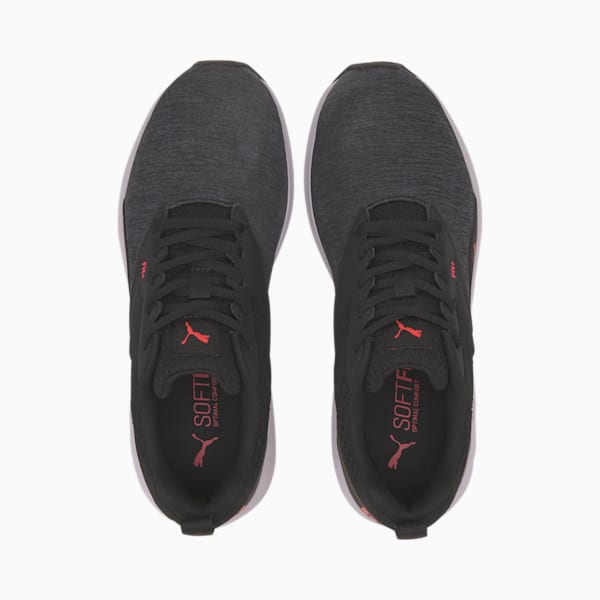 NRGY Comet Running Shoes, Puma Black-Ignite Pink, extralarge-IND