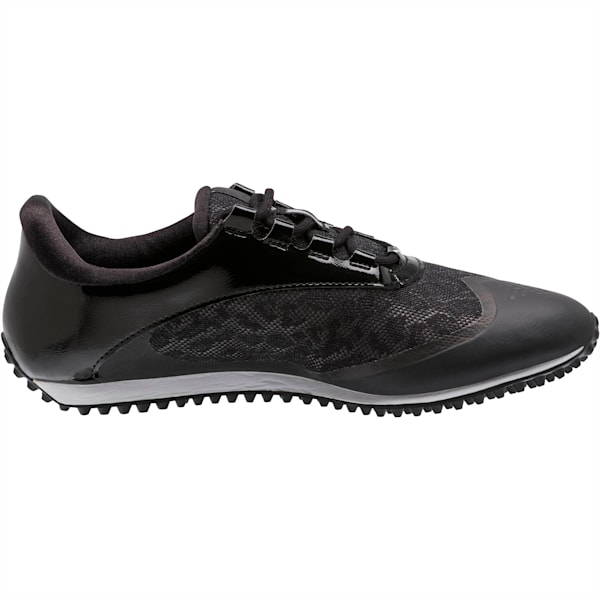 Summer Cat Sport Women’s Golf Shoes, Black-White, extralarge