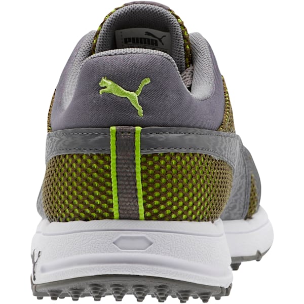 GRIP Sport Tech Men’s Golf Shoes, QUIET SHADE-QUIET SHADE-Acid Lime, extralarge