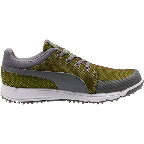 GRIP Sport Tech Men’s Golf Shoes, QUIET SHADE-QUIET SHADE-Acid Lime, extralarge