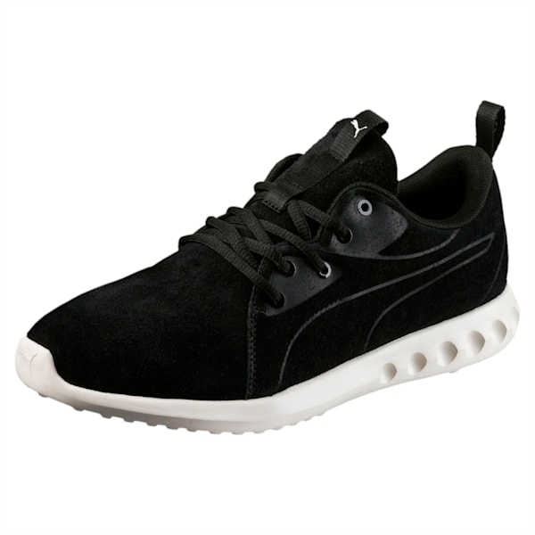 Carson 2 Moulded Suede Shoes, Puma Black-Whisper White, extralarge-IND