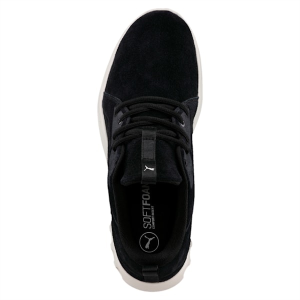 Carson 2 Moulded Suede Shoes, Puma Black-Whisper White, extralarge-IND