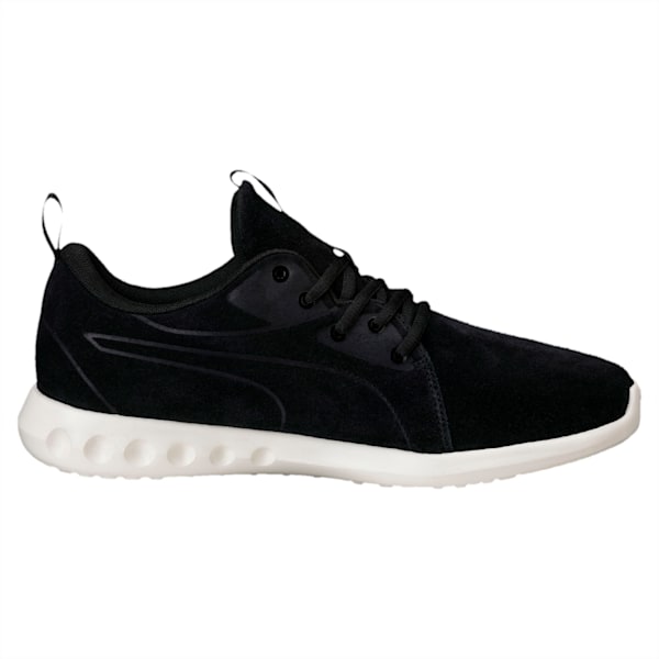 Carson 2 Moulded Suede Shoes, Puma Black-Whisper White, extralarge-IND