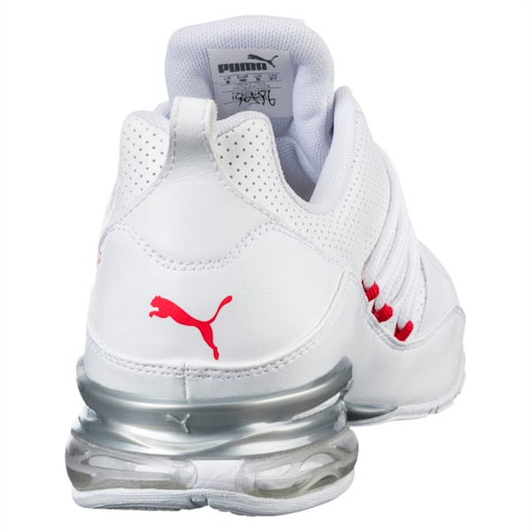 Cell Pro Limit Men's Running Shoes, Puma White-High Risk Red, extralarge-IND
