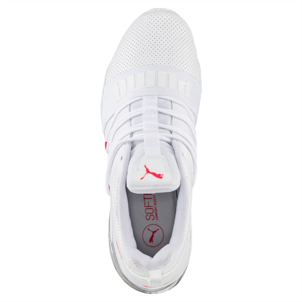 Cell Pro Limit Men's Running Shoes, Puma White-High Risk Red, extralarge-IND