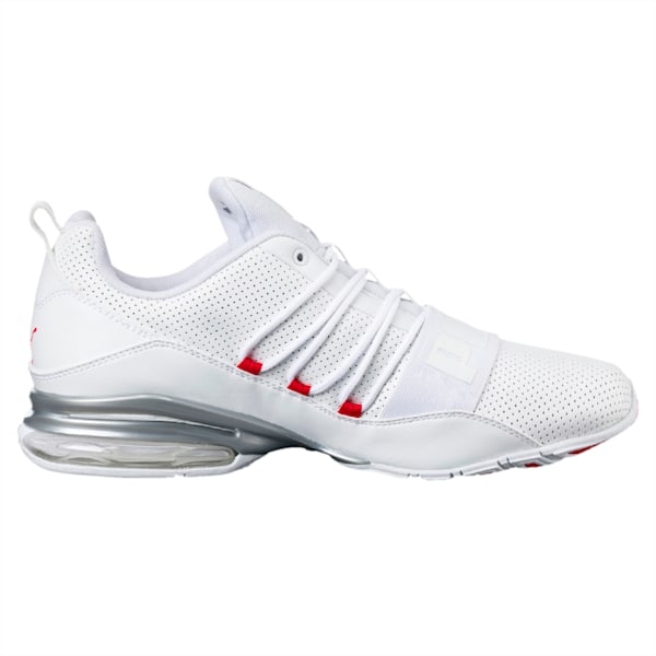 Cell Pro Limit Men's Running Shoes, Puma White-High Risk Red, extralarge-IND