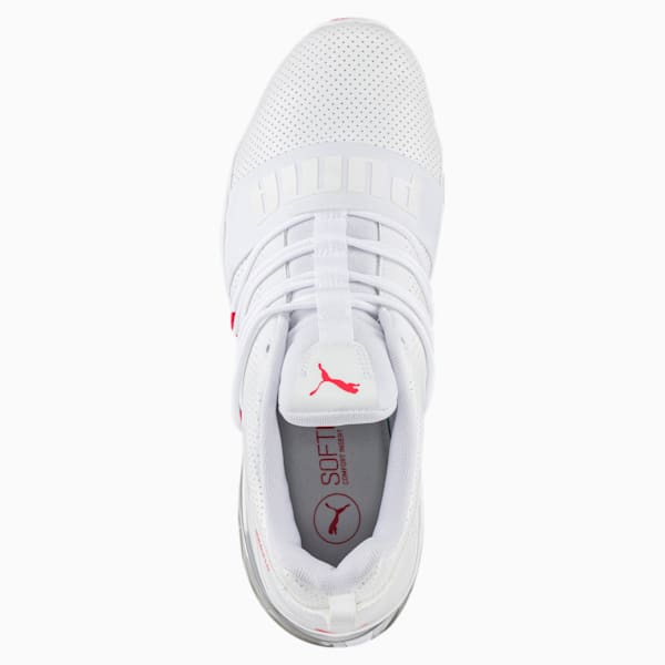 Mens White Running Shoes.