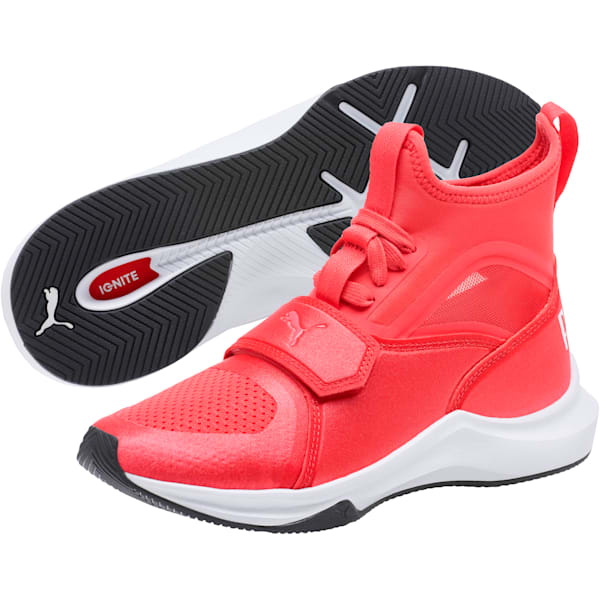 Phenom Sneakers JR, Paradise Pink-Puma White, extralarge