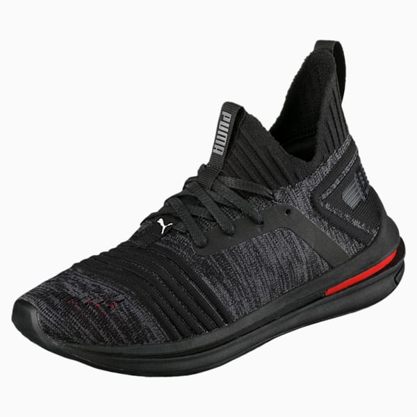 IGNITE Limitless evoKNIT Sneakers JR, Puma Black-Puma Black-Asphalt, extralarge