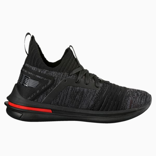 IGNITE Limitless evoKNIT Sneakers JR, Puma Black-Puma Black-Asphalt, extralarge