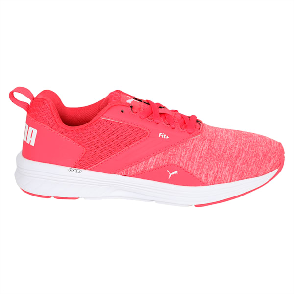 NRGY Comet Youth Running Shoes, White-Paradise Pink-White, extralarge-IND