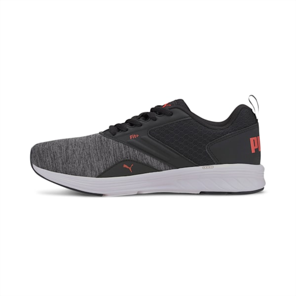 NRGY Comet Youth Running Shoes, Puma Black-Paprika-Puma White, extralarge-IND