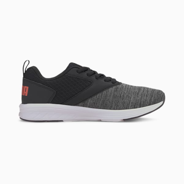 NRGY Comet Youth Running Shoes, Puma Black-Paprika-Puma White, extralarge-IND