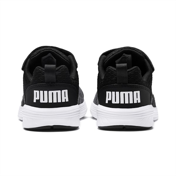 NRGY Comet Kid's Running Shoes, Puma White-Puma Black, extralarge