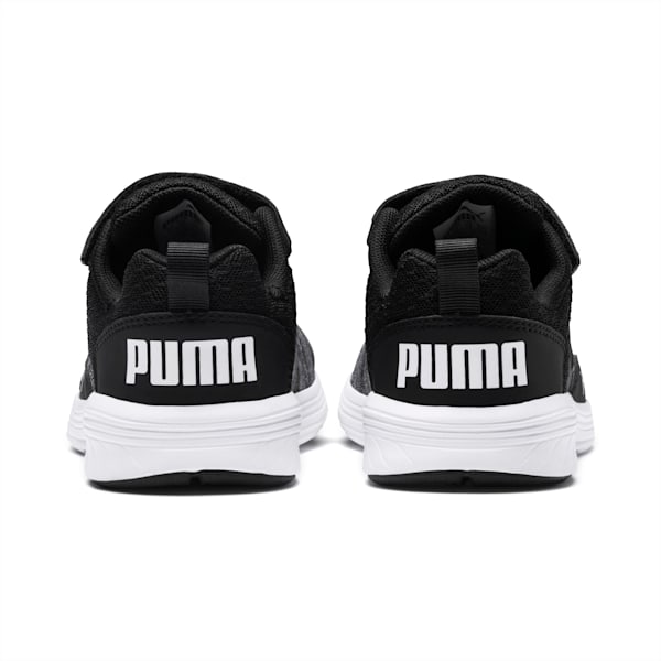 NRGY Comet Kid's Running Shoes, Puma White-Puma Black, extralarge-IND