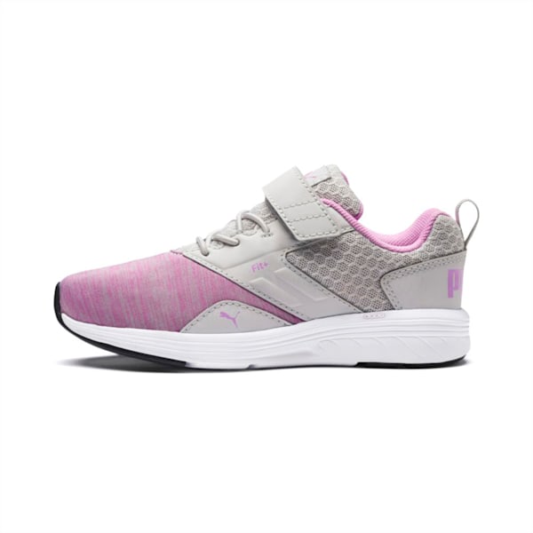 NRGY Comet Kid's Running Shoes, Gray Violet-Orchid, extralarge-IND