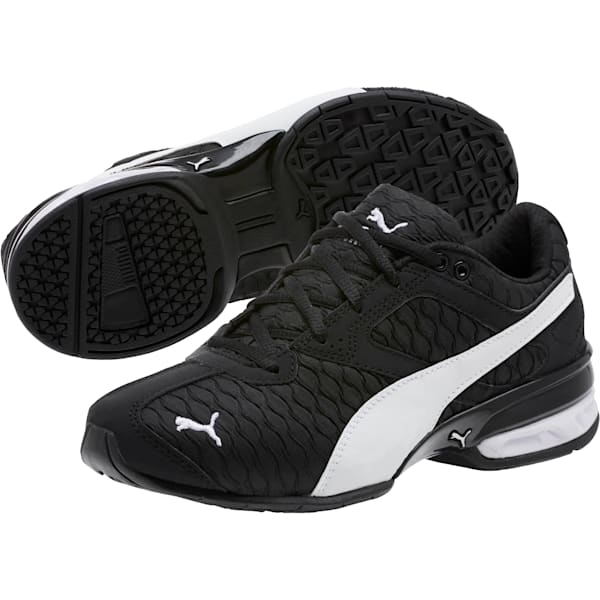 Tazon 6 3D Running Shoes JR, Puma Black-Puma White, extralarge