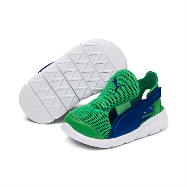 PUMA Bao 3 Open Toddler Shoes, Surf The Web-Irish Green, extralarge