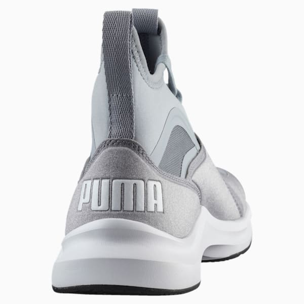 Phenom Women's Training Shoes, Quarry-Puma White, extralarge-IND