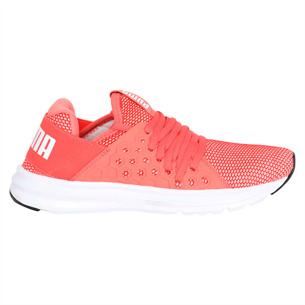 Enzo NETFIT Women's Training Shoes, Spiced Coral-Puma White, extralarge-IND