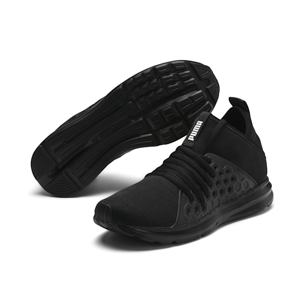 Enzo NETFIT Mid Men's Training Shoes, Puma Black-QUIET SHADE-Puma White, extralarge