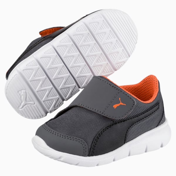 Bao 3 AC Little Kids' Shoes, Iron Gate-Puma Black-Firecracker, extralarge