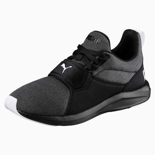 Prodigy Women's Training Shoes, Puma Black-Puma White, extralarge-IND