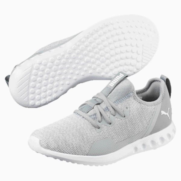 Carson 2 X Knit Women’s Running Shoes, Quarry-Puma White, extralarge
