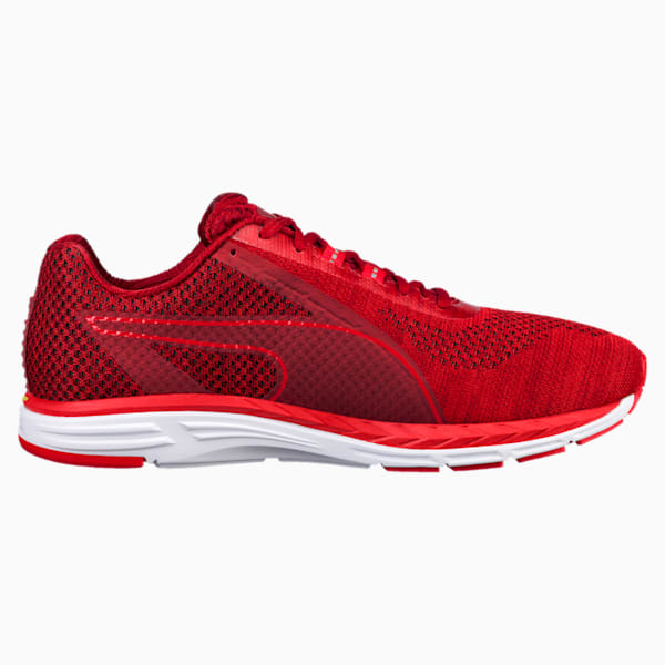 Speed 500 IGNITE 3 Men's Running Shoes, Flame Scarlet-Fizzy Yellow, extralarge-IND