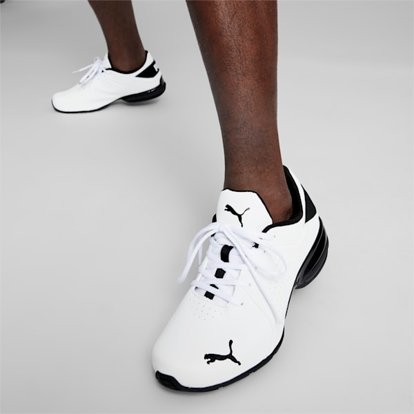 Viz Runner Men’s Training Shoes, Puma White-Puma Black, extralarge