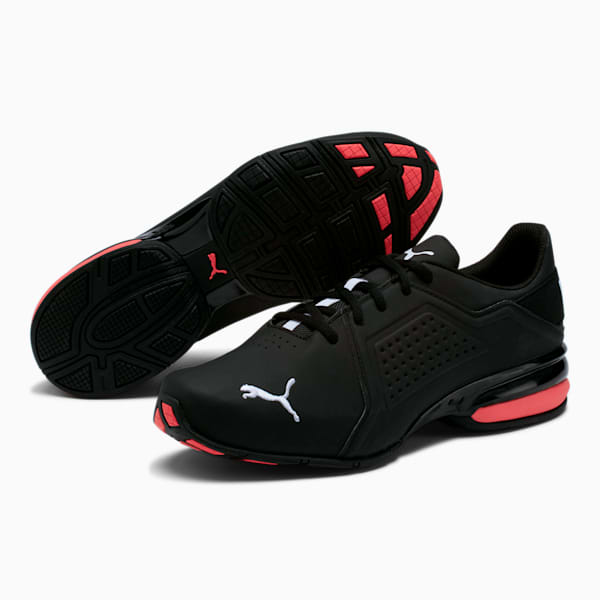 Tenis de entrenamiento para hombre Viz Runner, Puma Black-Puma White, extralarge