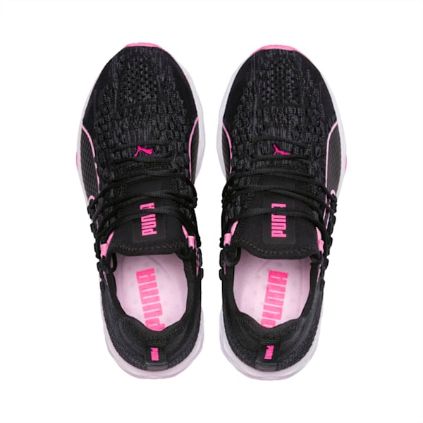 SPEED RACER Women’s Running Shoes, Black-WinsomeOrchid-KPINK, extralarge-IND