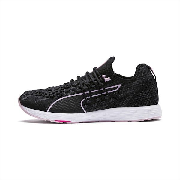SPEED RACER Women’s Running Shoes, Black-WinsomeOrchid-KPINK, extralarge