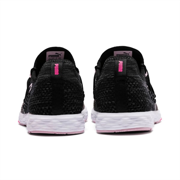SPEED RACER Women’s Running Shoes, Black-WinsomeOrchid-KPINK, extralarge-IND