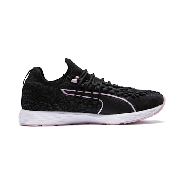 SPEED RACER Women’s Running Shoes, Black-WinsomeOrchid-KPINK, extralarge-IND
