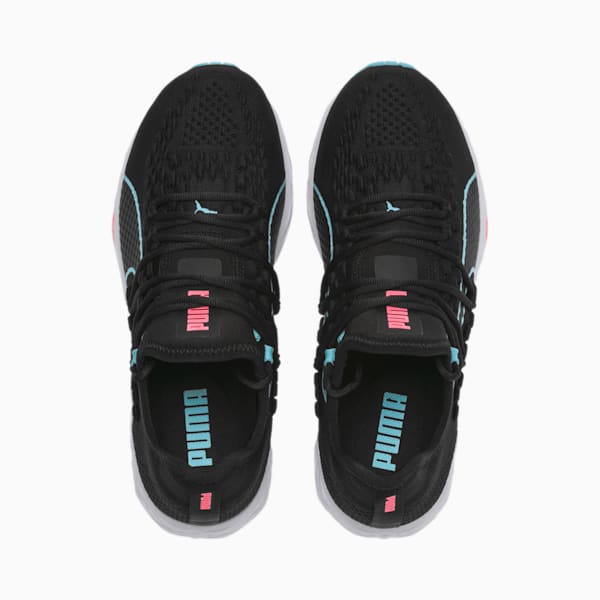 SPEED 300 RACER Women’s Running Shoes, Puma Black-Milky Blue-Pink Alert, extralarge