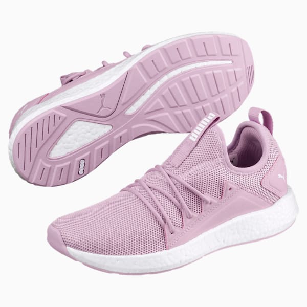 NRGY Neko Women's Running Shoes, Winsome Orchid-Puma White, extralarge