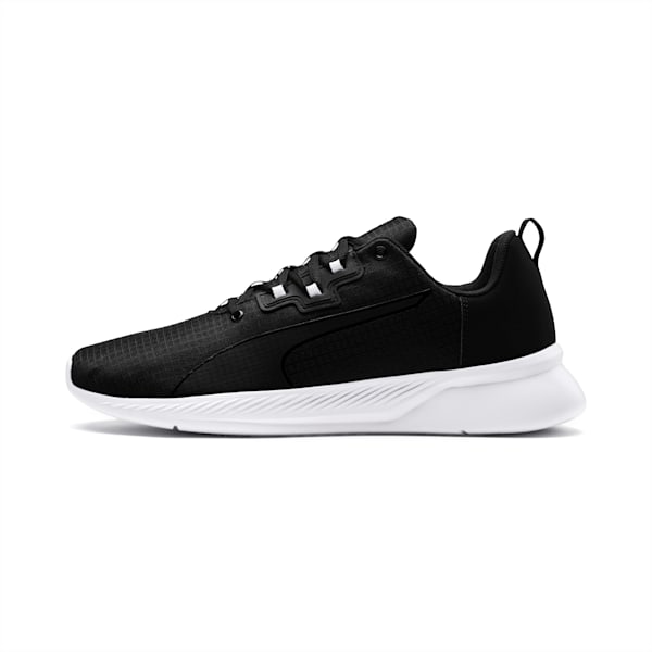 Tishatsu Runner Unisex Running Shoes, Puma Black-Puma White, extralarge-IND