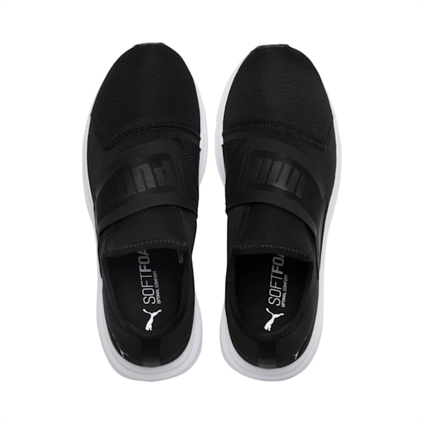 Enzo Strap 2 Running Shoes, Puma Black-Puma White, extralarge-IND